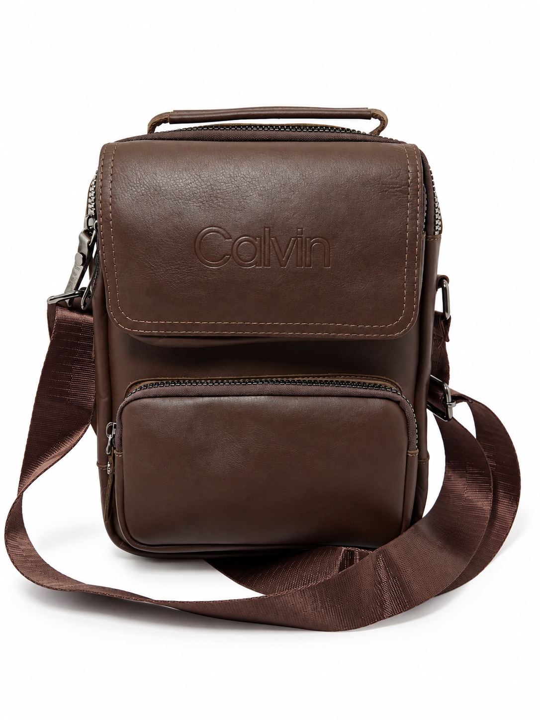 Aton Luxury Leather Calvin Shoulder Bag